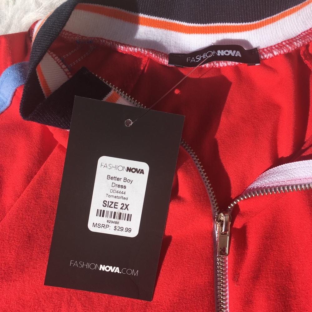 Fashion Nova Better Boy Dress-Tomato - Picture 5 of 5